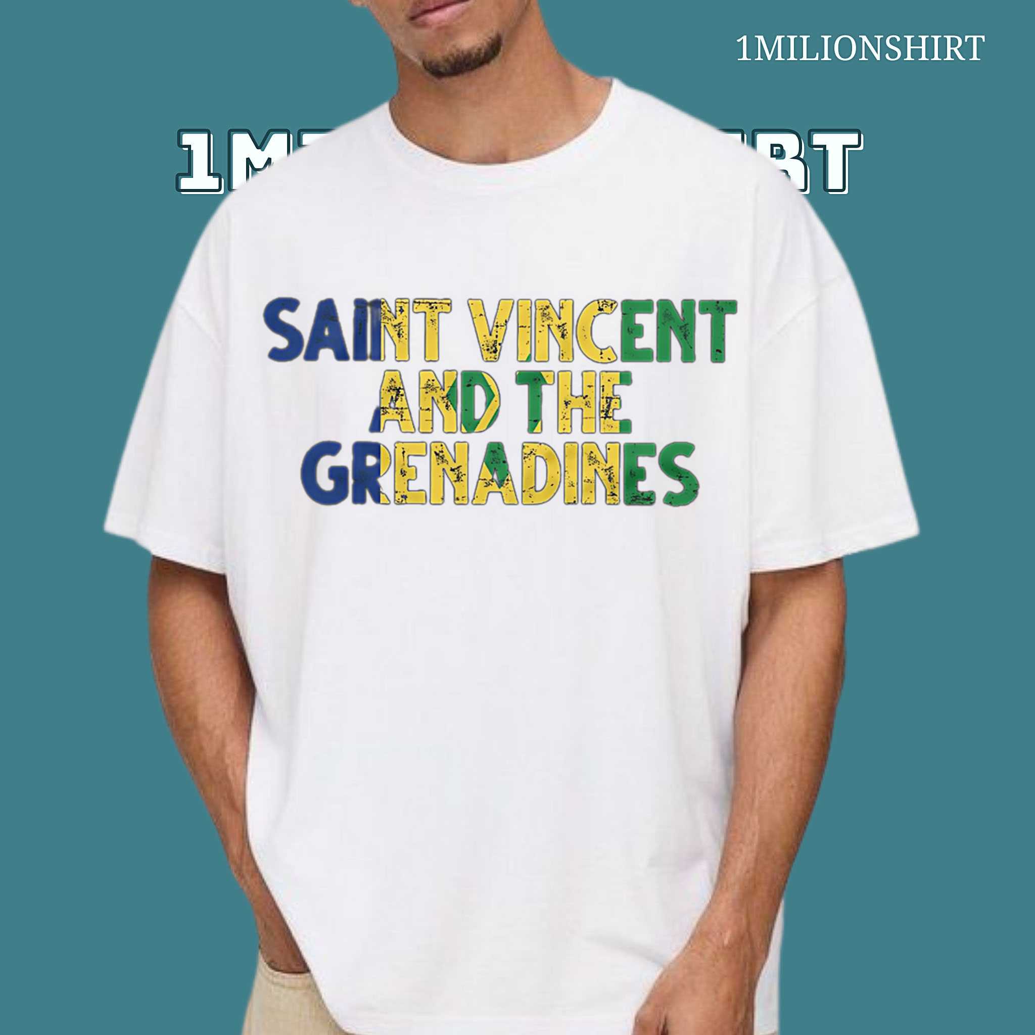 Saint Vincent And The Grenadines Shirt, Caribbean Unisex T-Shirt