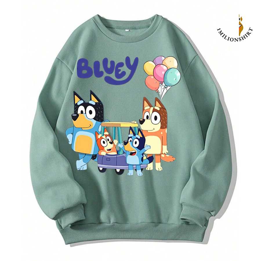 Bluey And Friends Sweatshirt - Bluey Fan Apparel