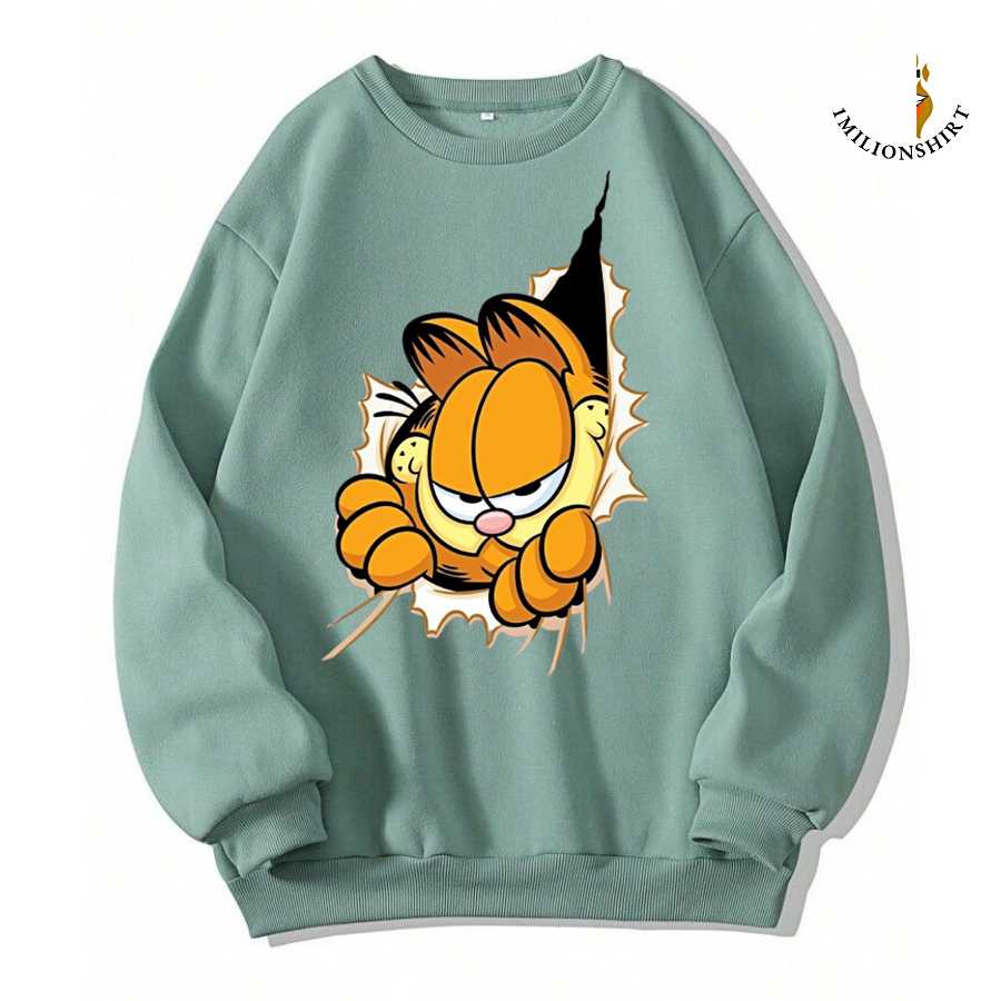 Garfield Breakout Sweatshirt - Comic Strip Fan Apparel