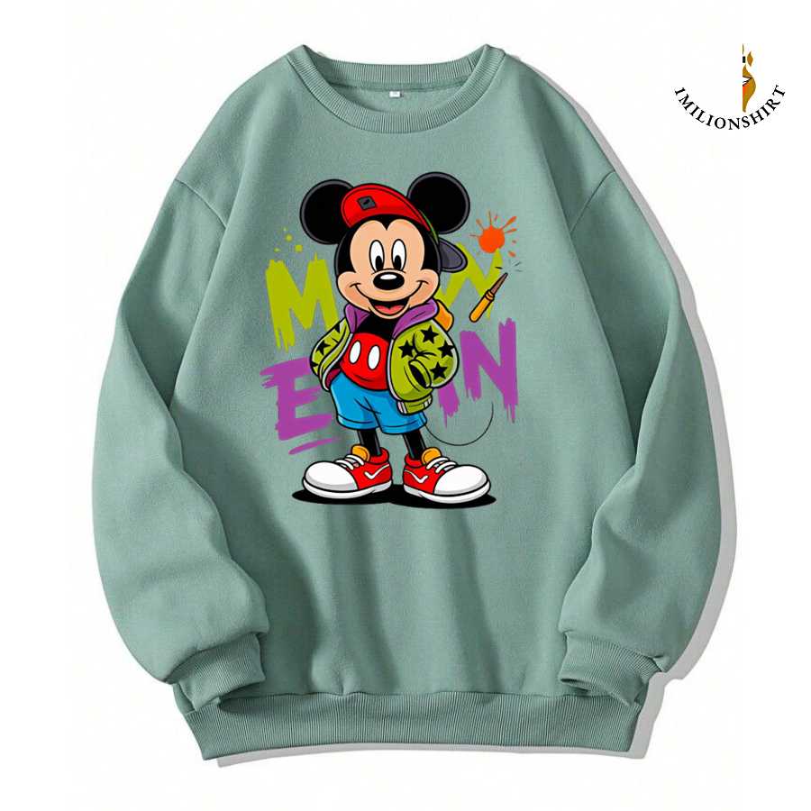 Hip Hop Mickey Mouse Sweatshirt - Urban Disney Fan Apparel
