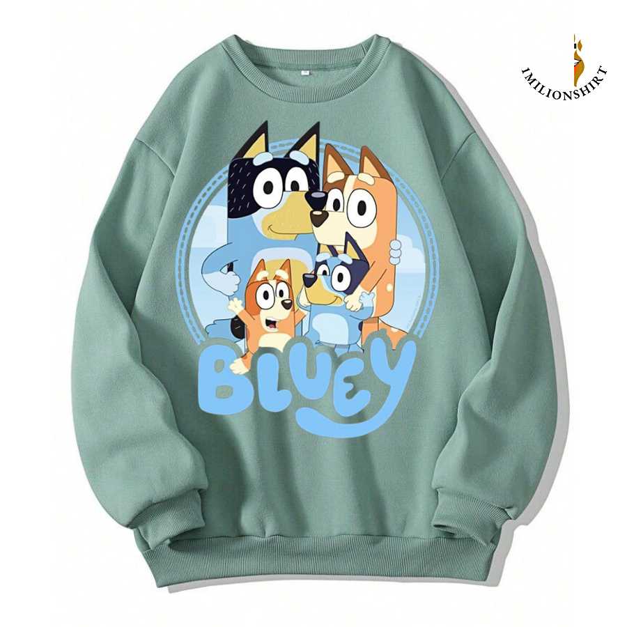 Bluey Family Sweatshirt - Bluey Fan Apparel