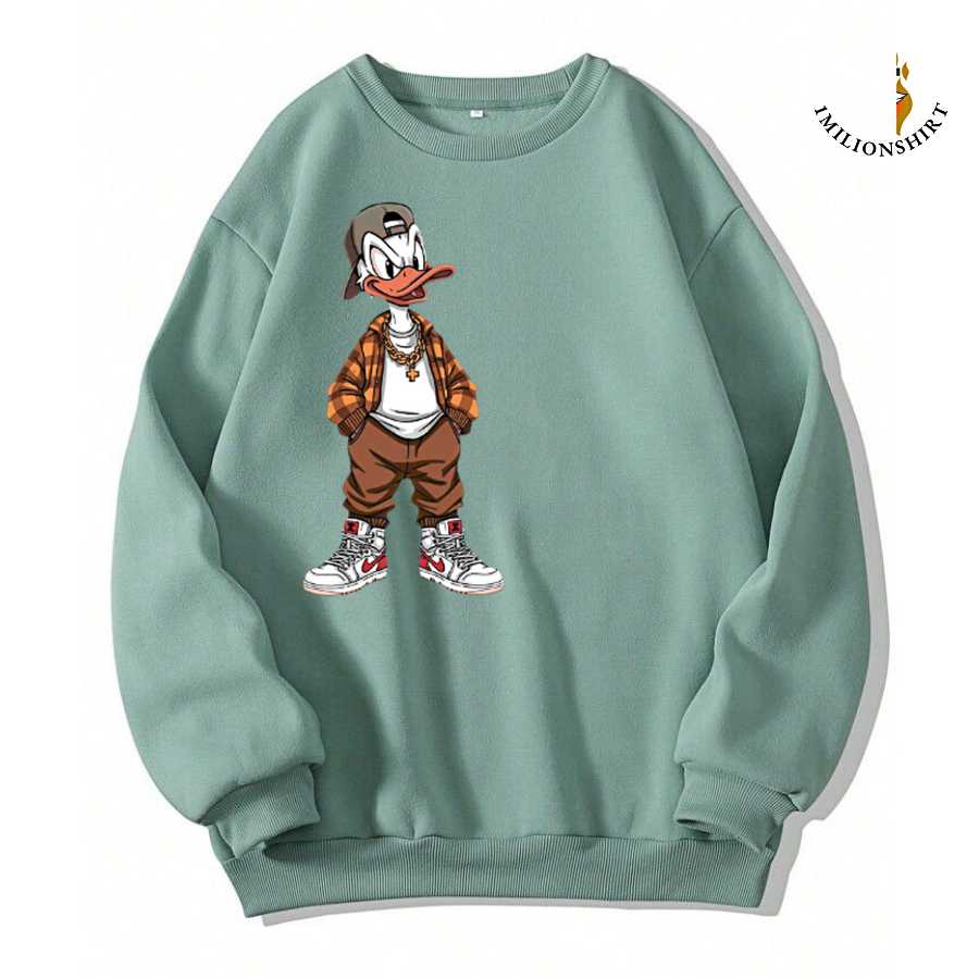 Donald Duck Streetwear Sweatshirt - Urban Disney Fan Apparel