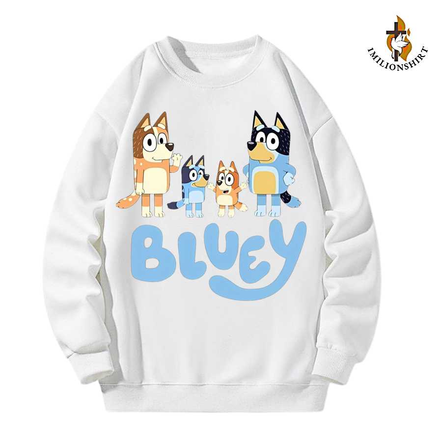 Bluey Family Sweatshirt - Bluey Fan Apparel