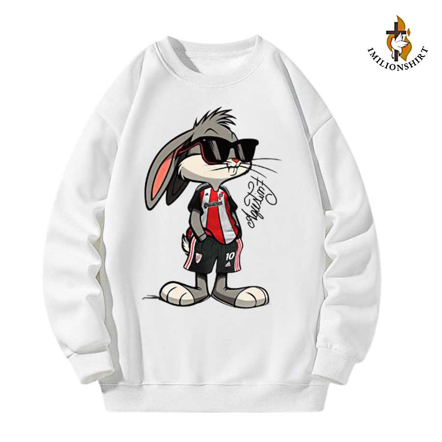 Cool Bugs Bunny Soccer Sweatshirt - Looney Tunes Fan Apparel