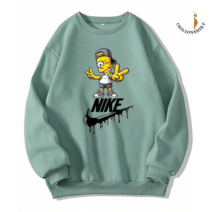 Bart Simpson Nike Dripping Sweatshirt - The Simpsons Urban Apparel