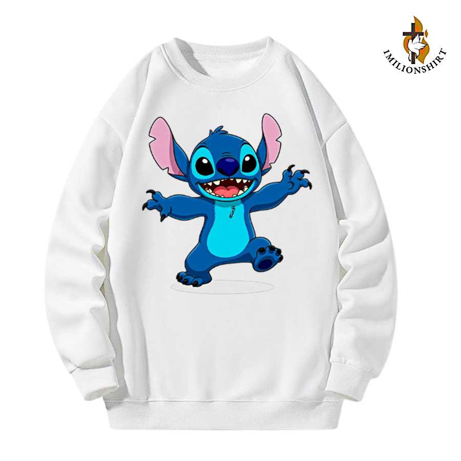 Dancing Stitch Sweatshirt - Lilo & Stitch Fan Apparel