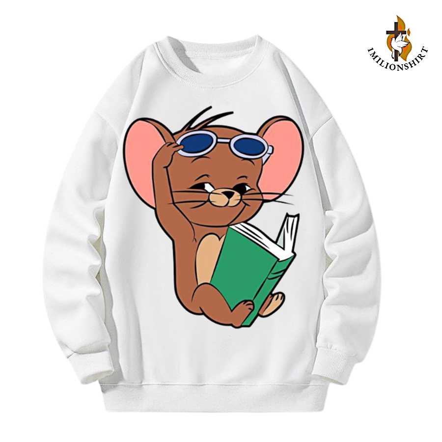 Tom And Jerry Sweatshirt - Classic Cartoon Fan Apparel