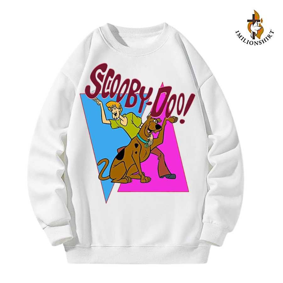 Vintage Scooby Doo Sweatshirt - Retro Cartoon Fan Apparel