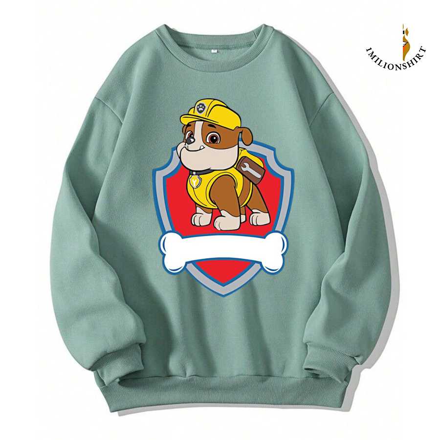 Rubble Paw Patrol Sweatshirt - Paw Patrol Fan Apparel