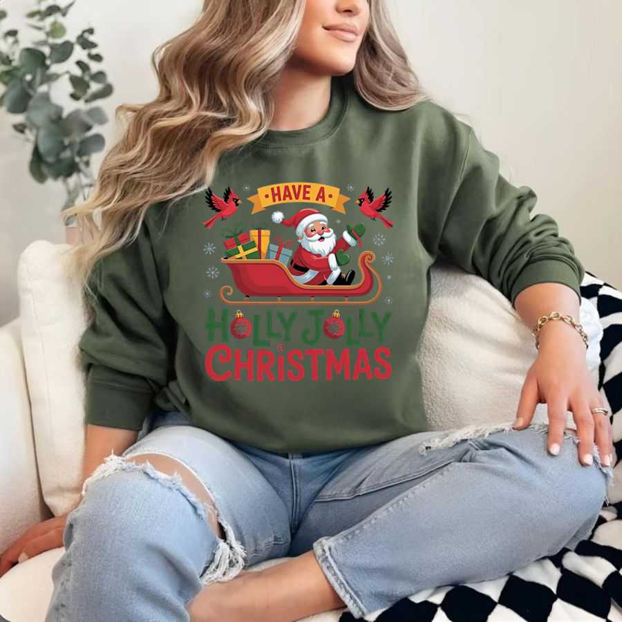 Holly Jolly Christmas Grinch Sweatshirt