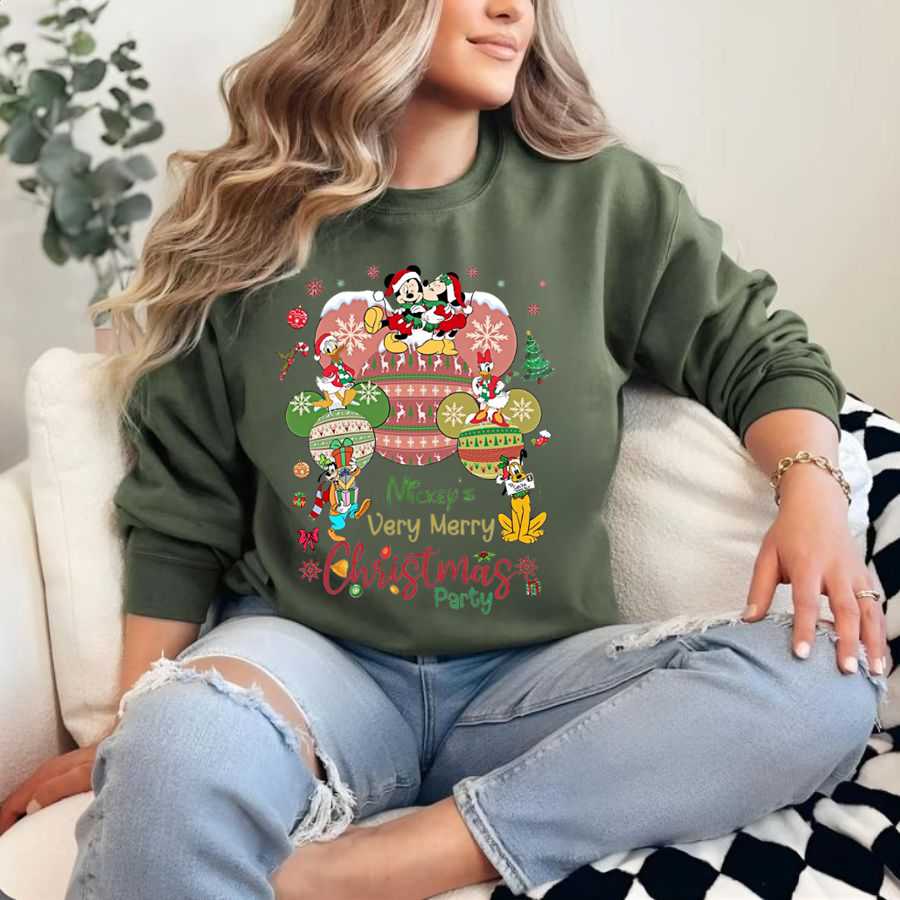 Very Merry Party Christmas Sweatshirt