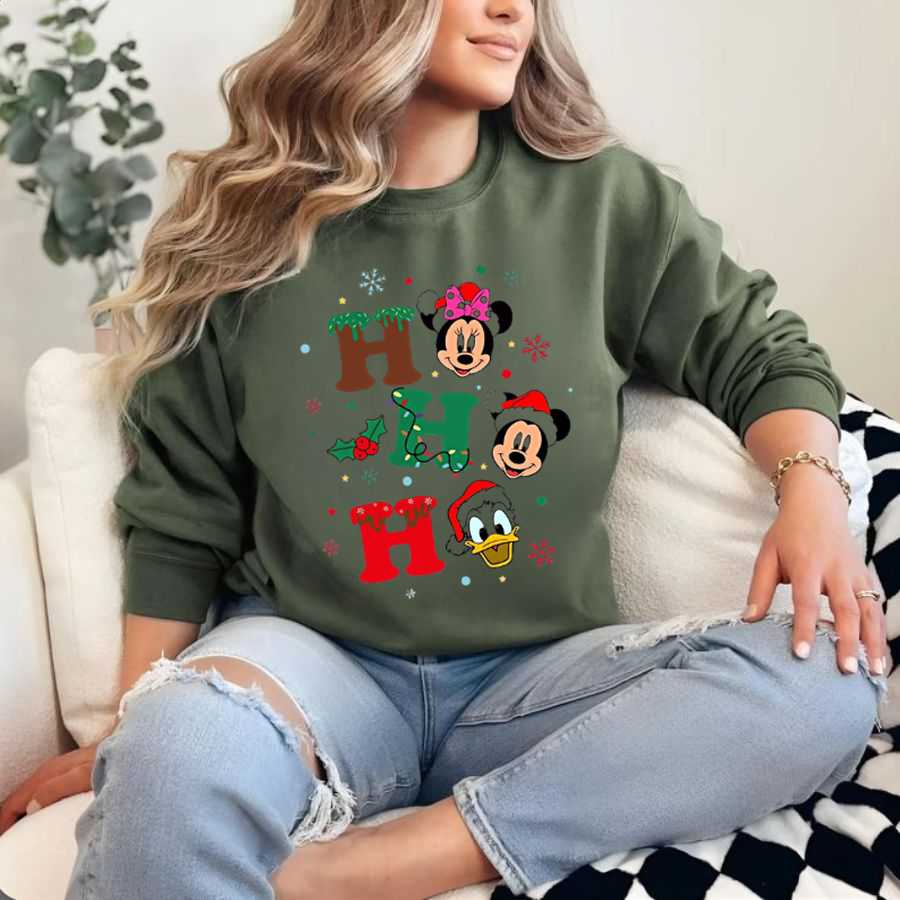Disney Ho Ho Ho Christmas Sweatshirt
