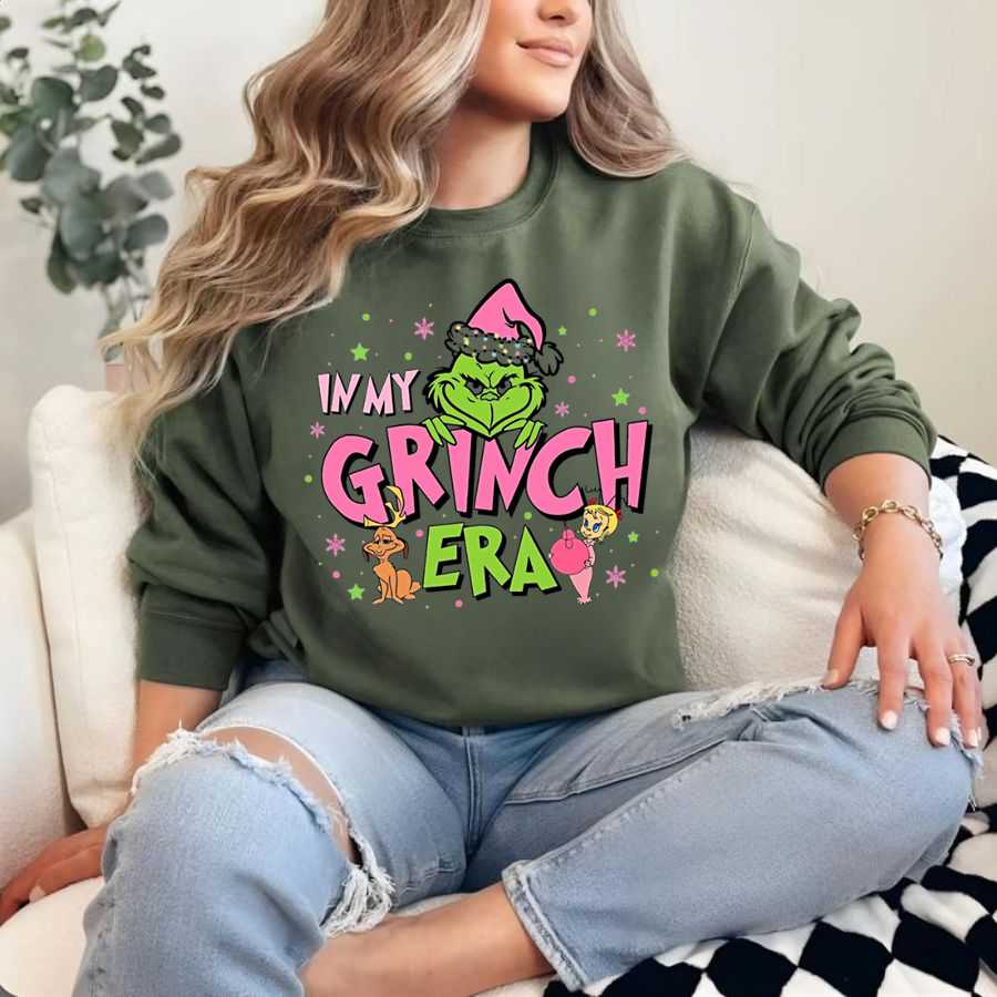 In My Grinch Era Christmas Sweatshirt