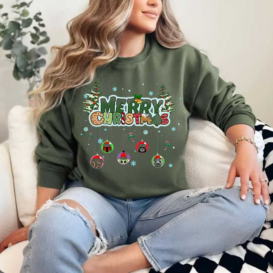 The Christmas Side Of The Force Sweatshirt