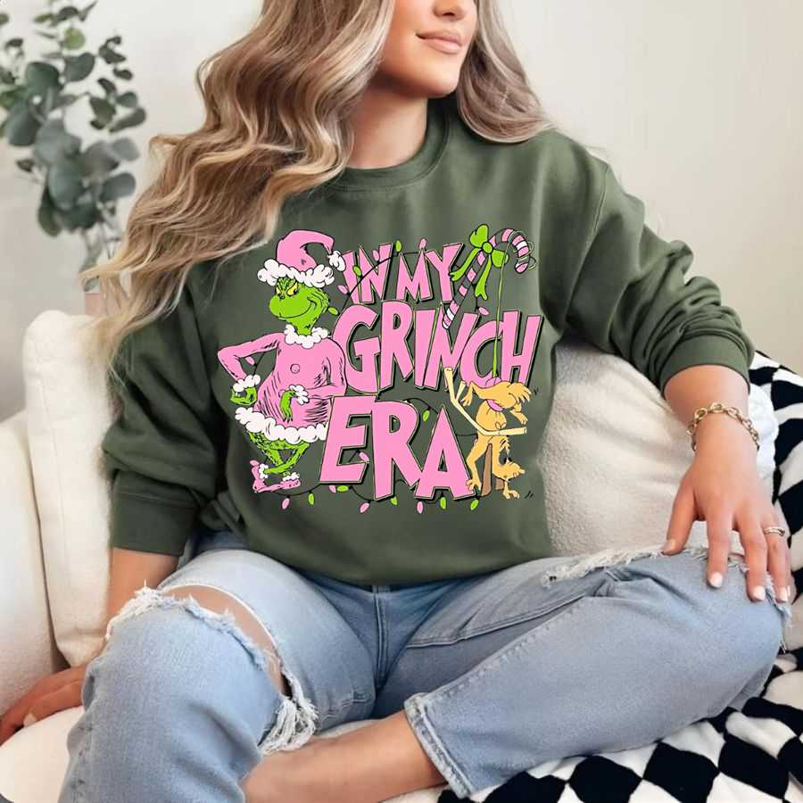 In My Grinch Era Christmas Sweatshirt