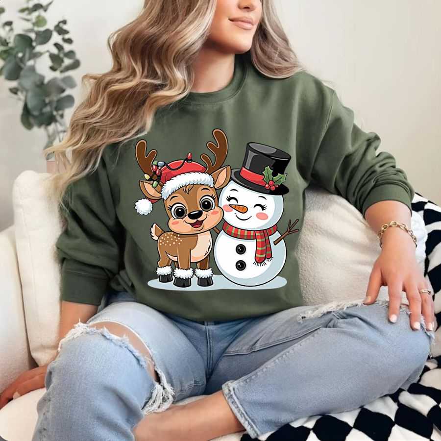 The Cozy Winter Duo Christmas Sweatshirt