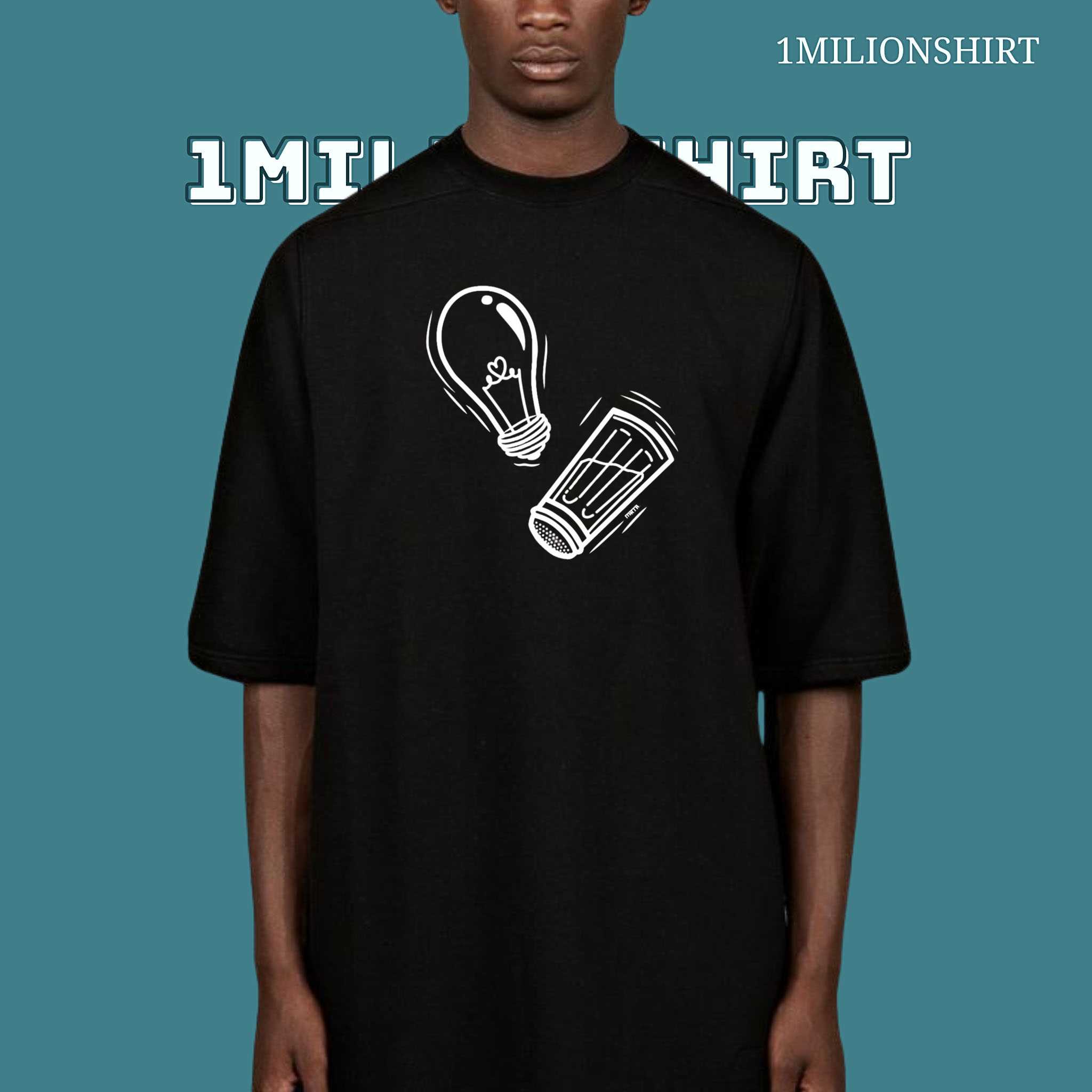 Idea & Solution T-Shirt – Lightbulb Graphic Tee, Spark Of Innovation