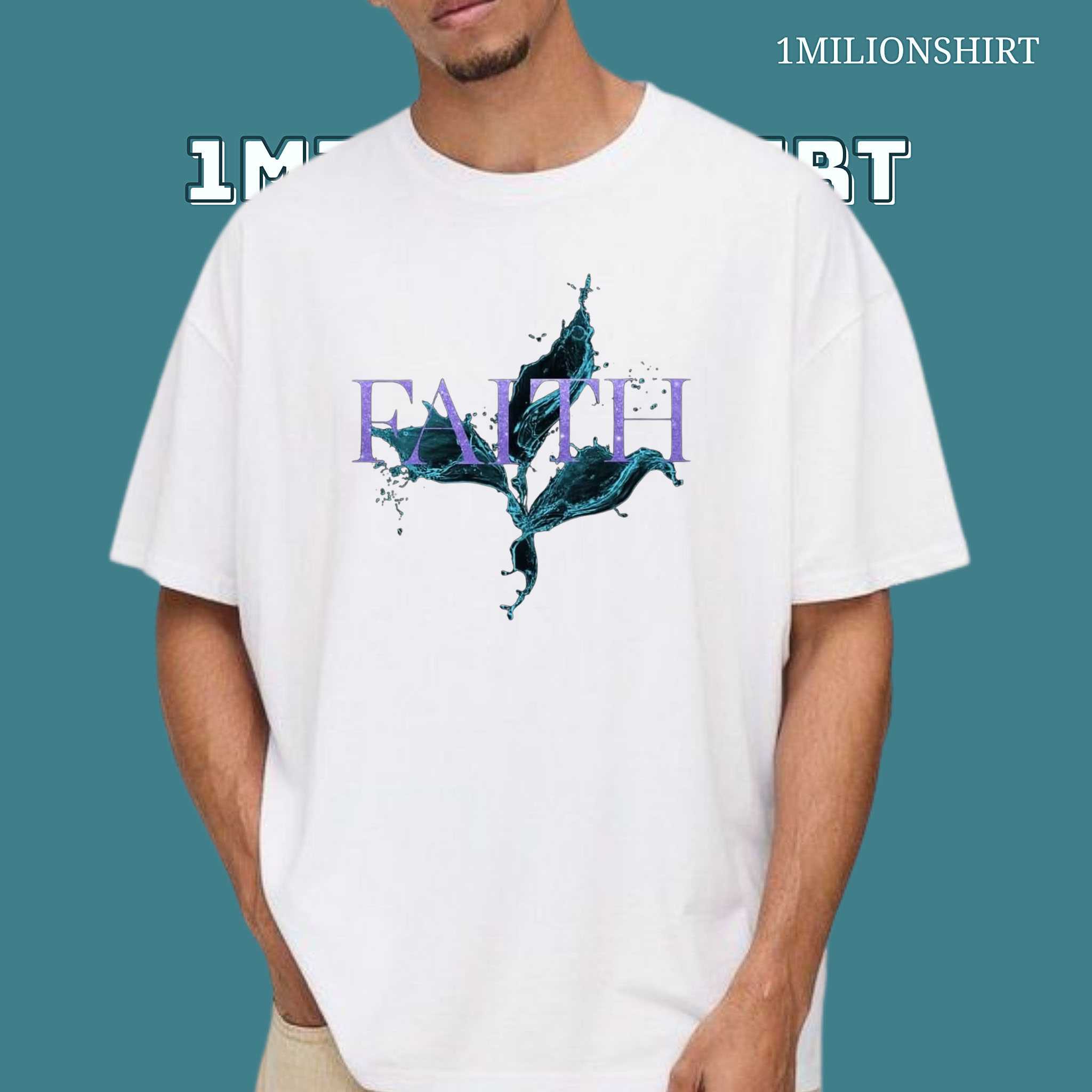 Faith Splash T-Shirt – Bold & Colorful Christian Graphic Tee