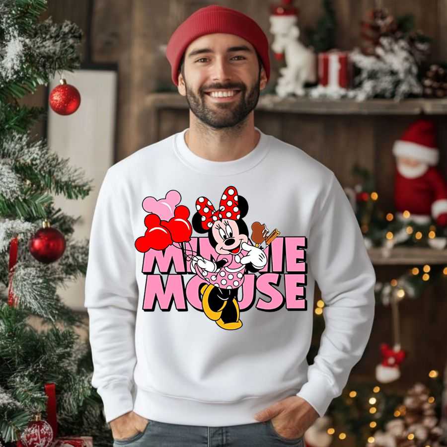 The Bubblegum Minnie Mouse Sweatshirt 2 The Bubblegum Minnie Mouse Sweatshirt 2