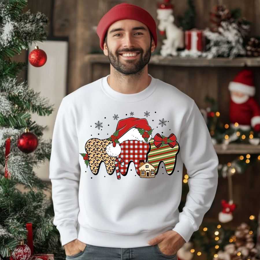 The Festive Trio Christmas Sweatshirt 2 The Festive Trio Christmas Sweatshirt 2