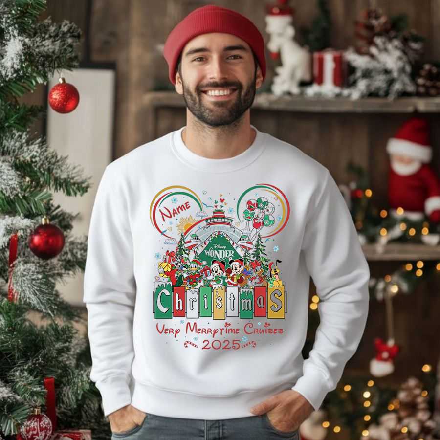 Disney Wonder Christmas 2025 Sweatshirt 2 Disney Wonder Christmas 2025 Sweatshirt 2
