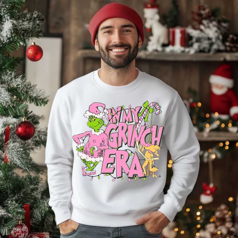 In My Pink Grinch Era Crewneck Sweatshirt 2 In My Pink Grinch Era Crewneck Sweatshirt 2