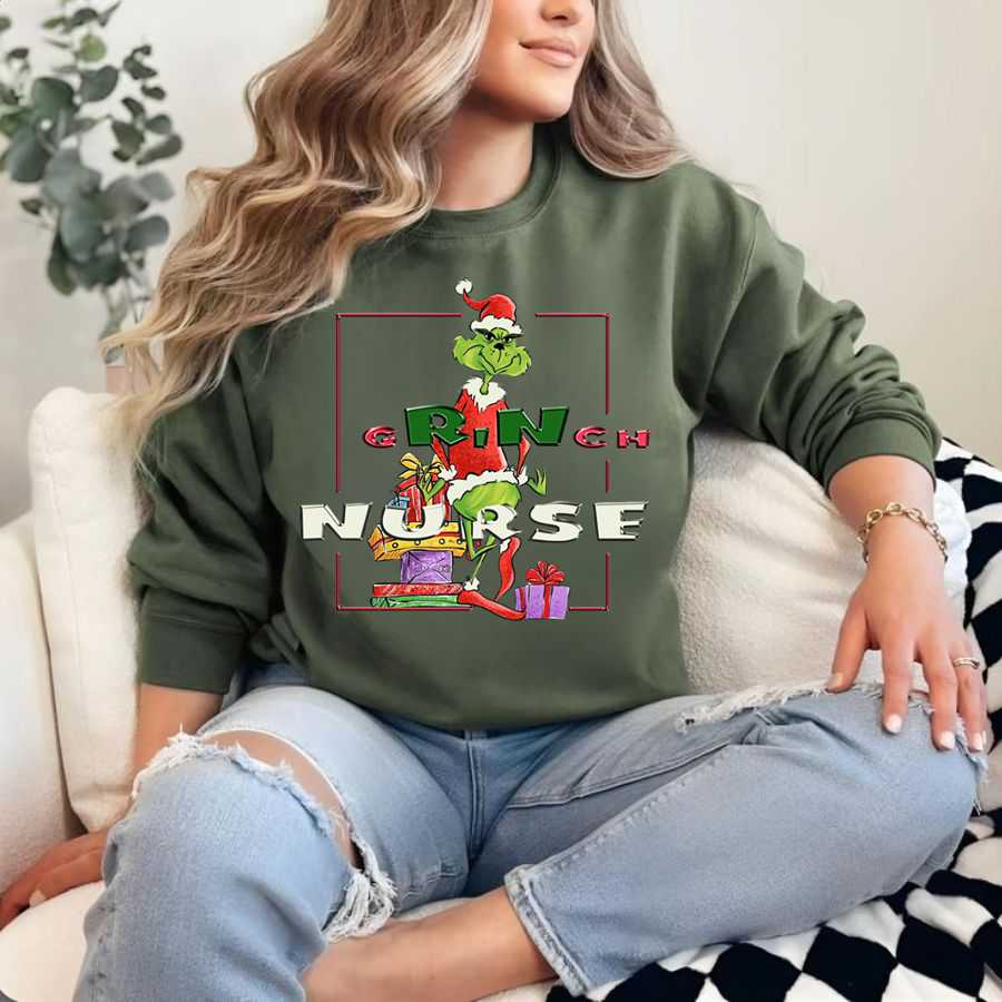 Emergency Grinchmas Nurse Sweatshirt