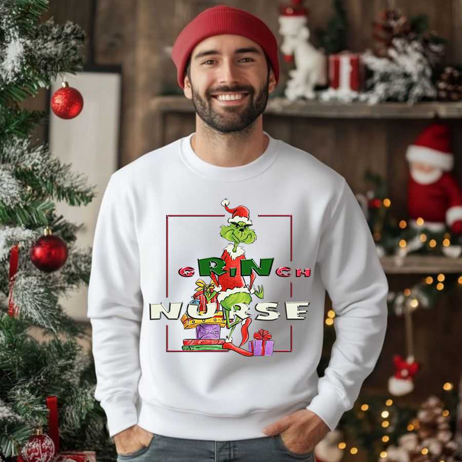 Emergency Grinchmas Nurse Sweatshirt 2 Emergency Grinchmas Nurse Sweatshirt 2