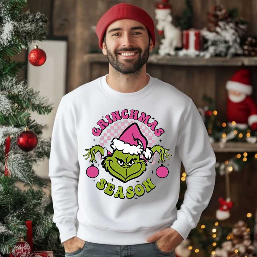 The Grinchmas Season Christmas Sweatshirt 2 The Grinchmas Season Christmas Sweatshirt 2