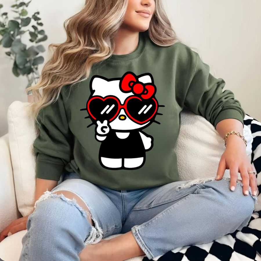 The Kitty Vibe Hello Kitty Sweatshirt The Kitty Vibe Hello Kitty Sweatshirt