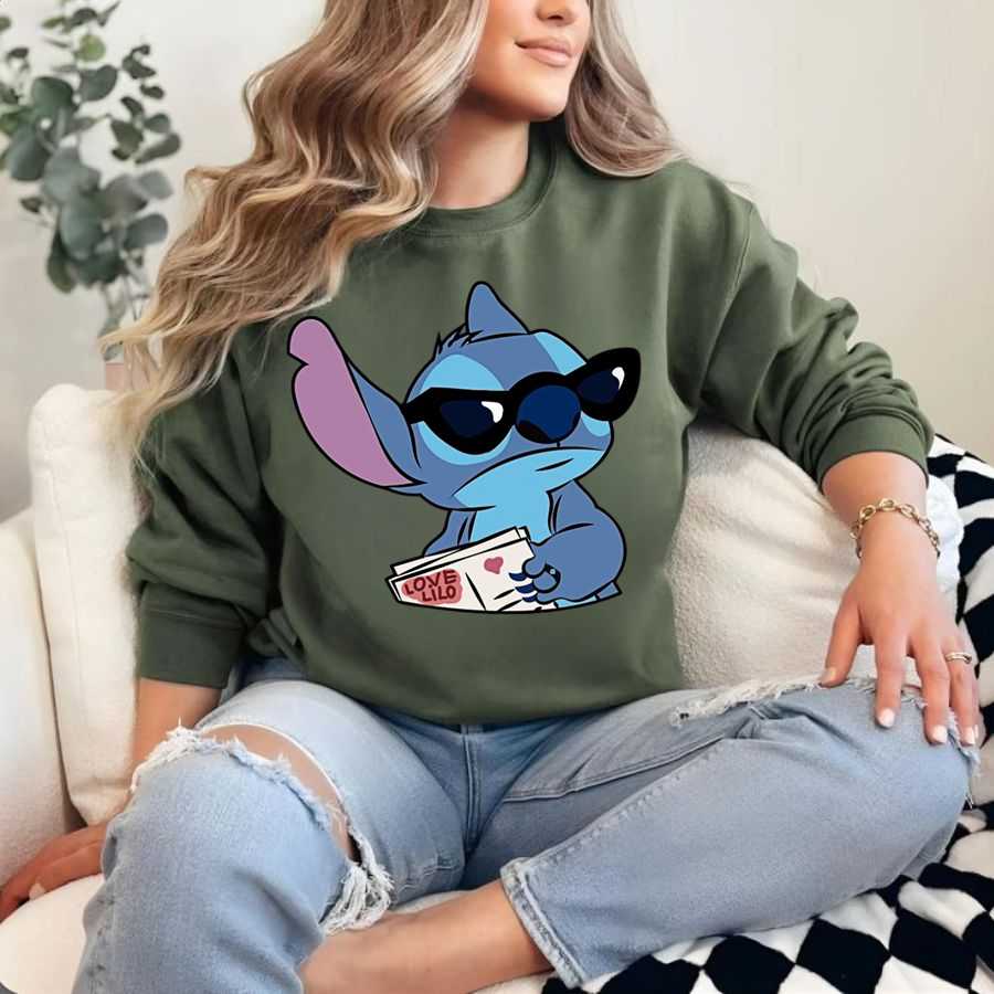 Love Lilo & Stitch Sweatshirt Love Lilo & Stitch Sweatshirt