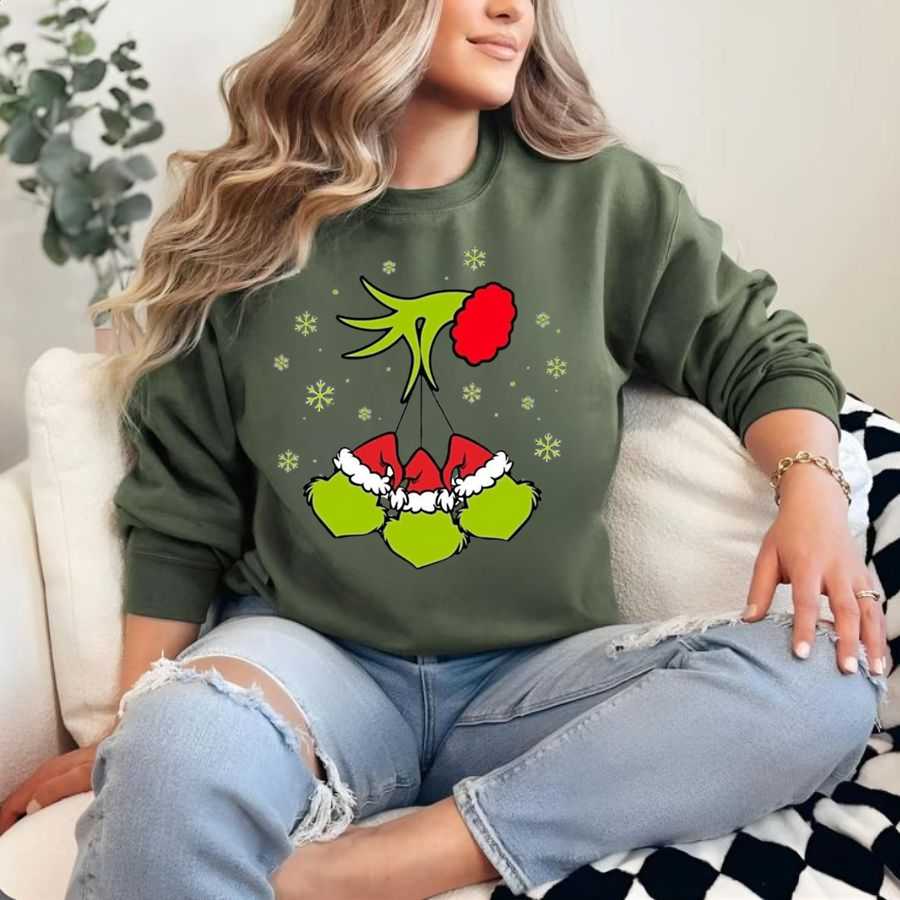 The Grinch Ornament Christmas Sweatshirt