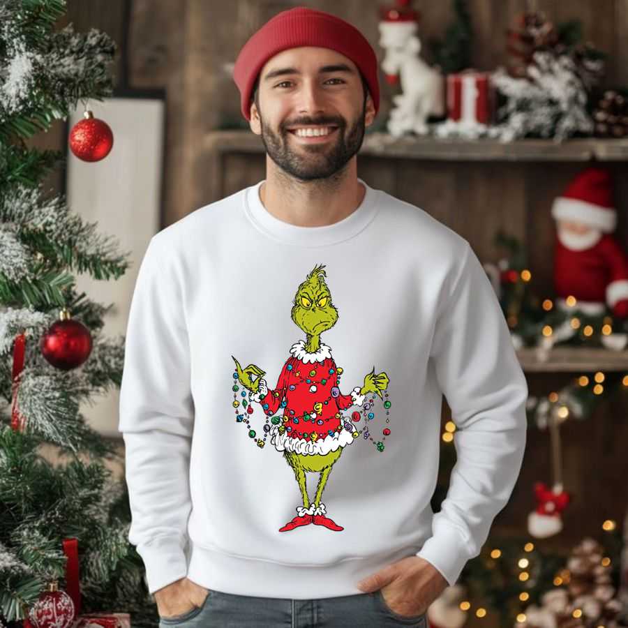 The Grumpy & Garish Grinch Christmas Sweatshirt 2 The Grumpy & Garish Grinch Christmas Sweatshirt 2