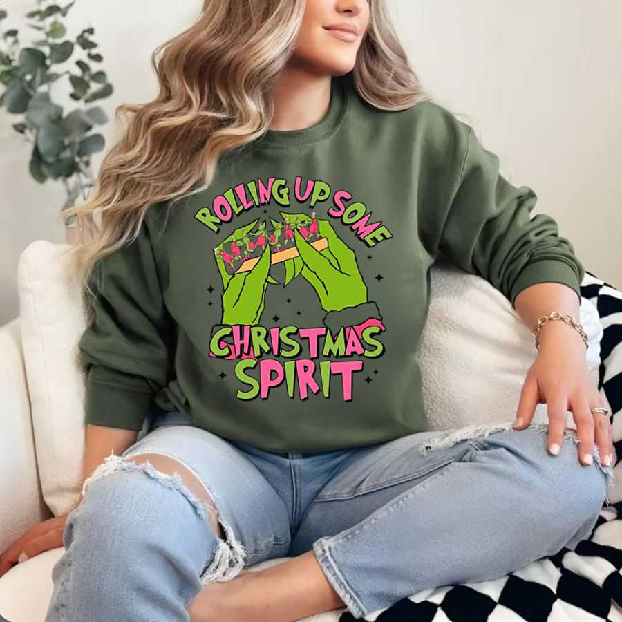 The Rolling Christmas Spirit Sweatshirt