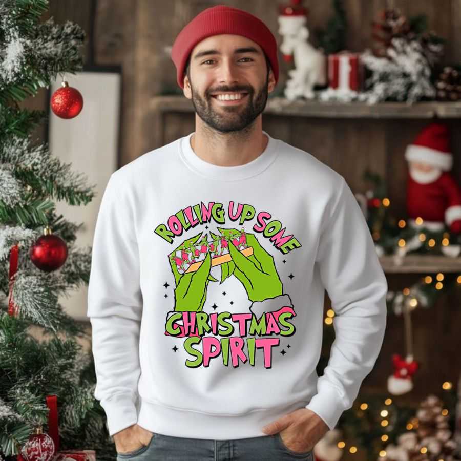 The Rolling Christmas Spirit Sweatshirt 2 The Rolling Christmas Spirit Sweatshirt 2