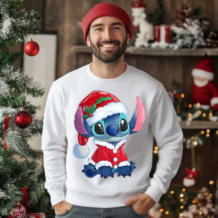 The Santa Stitch Christmas Sweatshirt 2 The Santa Stitch Christmas Sweatshirt 2
