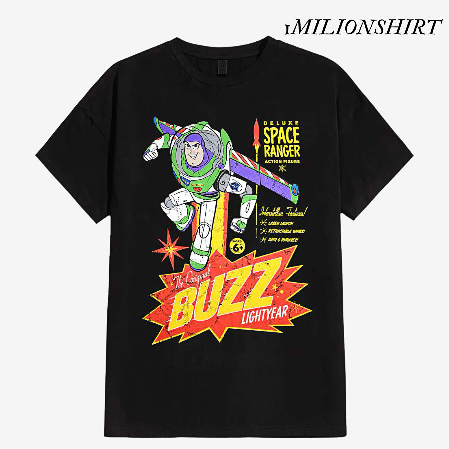 Buzz-Lightyear T-Shirt, Toy-Story Cartoon Tee
