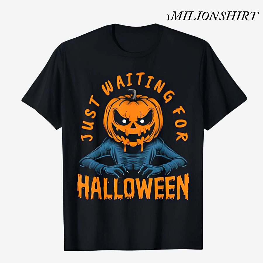 Ghost Pumpkin Halloween T-Shirt, Skeleton Horror Graphic Tee