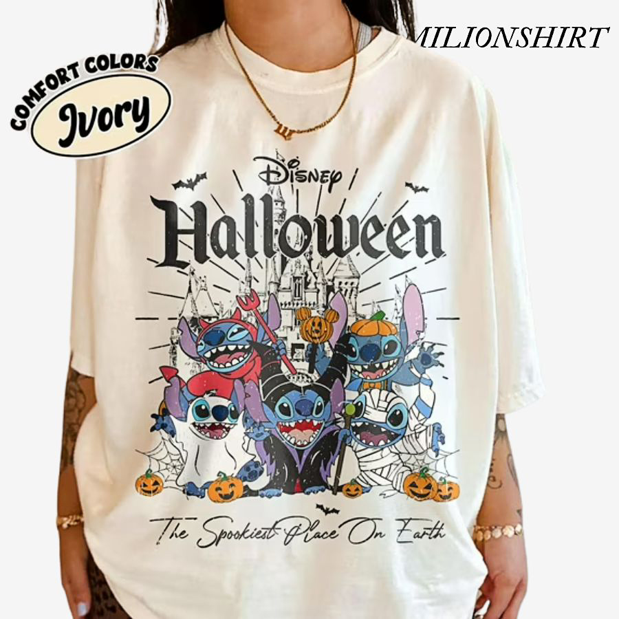 Retro Halloween T-Shirt, Disney Pumpkin Horror Graphic Tee