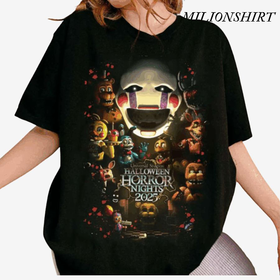 Halloween Horror Nights 2025 T-Shirt, Universal Studios Scary Movie Tee