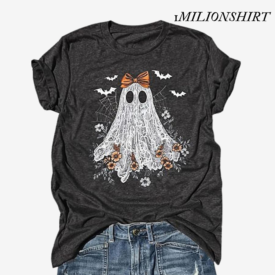 Basic Witch Halloween T-Shirt, Women’s Vintage Graphic Tee