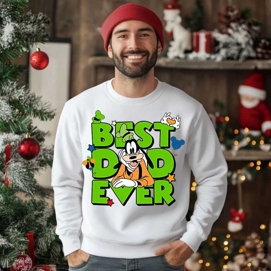 Disney Goofy Best Dad Ever Sweatshirt 2 Disney Goofy Best Dad Ever Sweatshirt 2