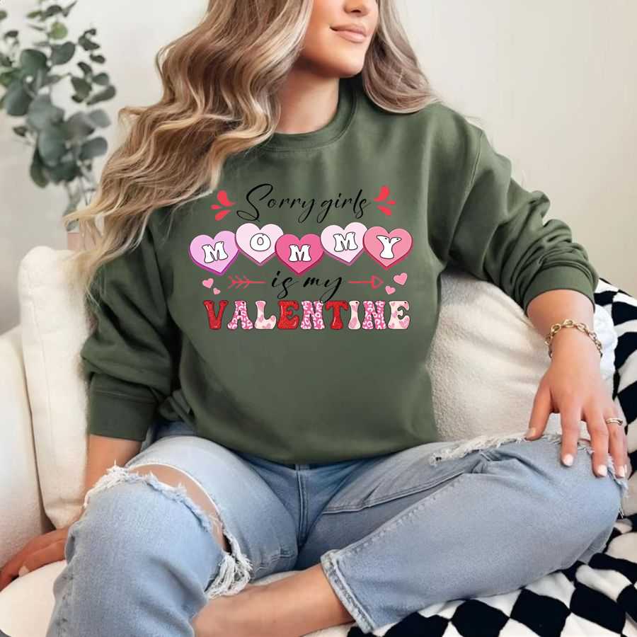 Sweetheart Valentine Conversation Heart Sweatshirt