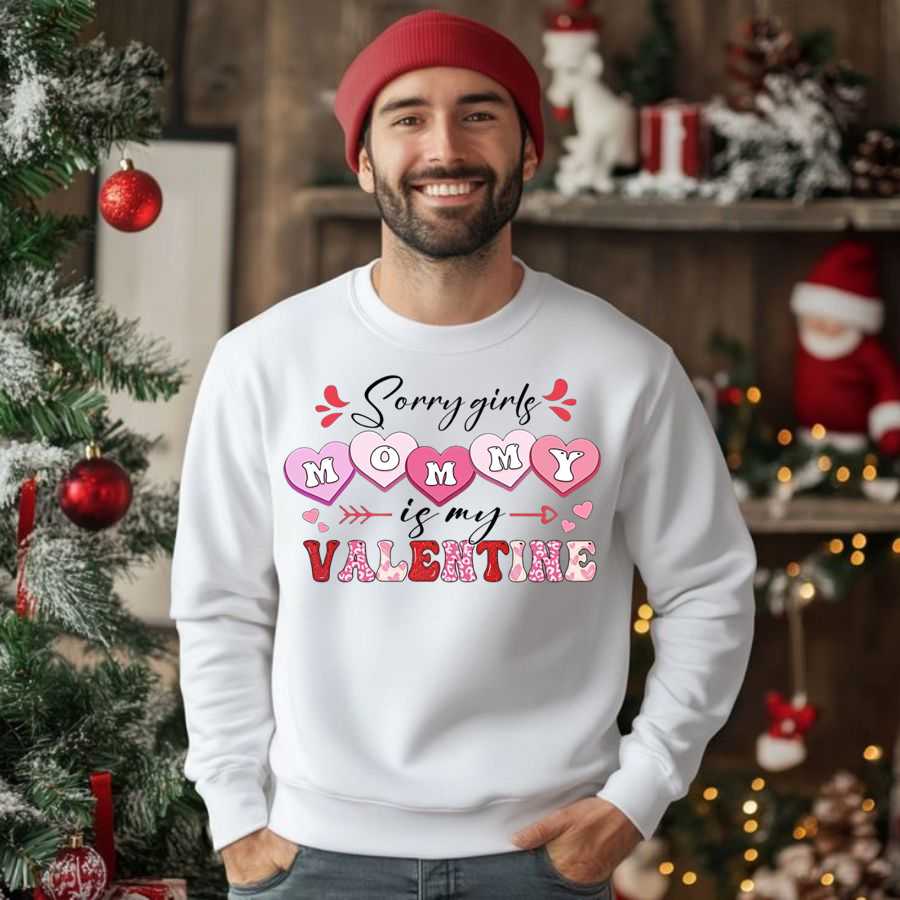 Sweetheart Valentine Conversation Heart Sweatshirt 2 Sweetheart Valentine Conversation Heart Sweatshirt 2