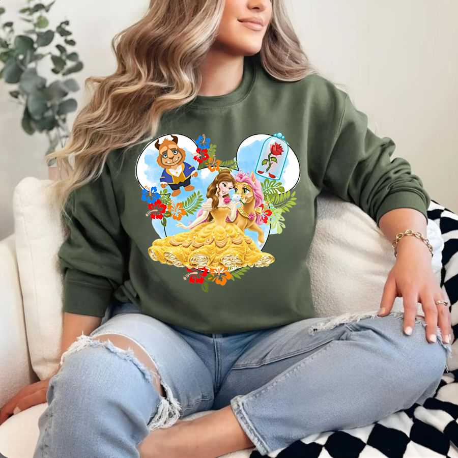 Disney Beauty And The Beast Group Sweatshirt