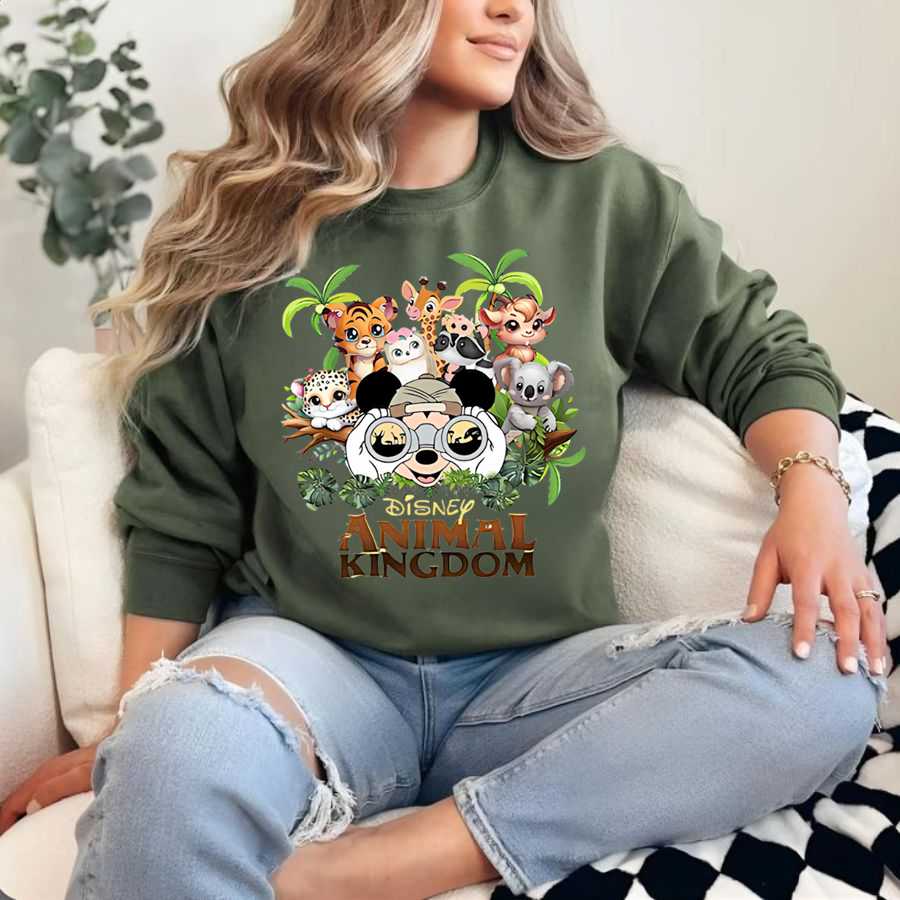 Disney Chibi Style Magic Kingdom Character Sweatshirt