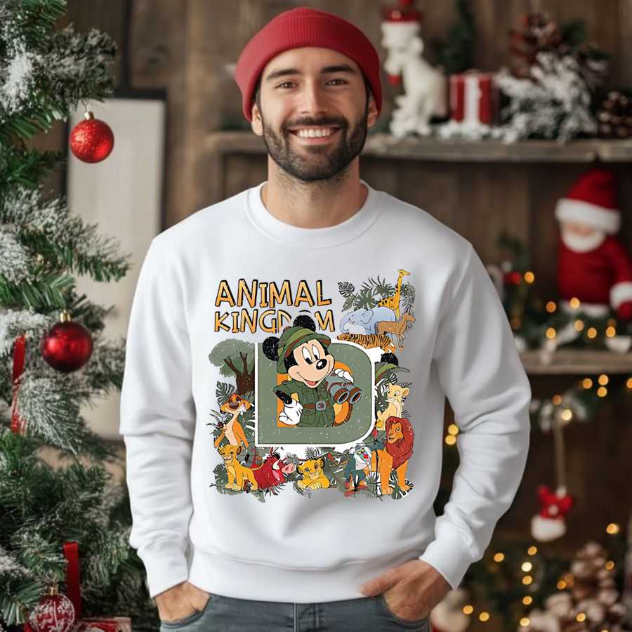 Disney 'animal Kingdom' Mickey Mouse Safari Sweatshirt 2 Disney 'animal Kingdom' Mickey Mouse Safari Sweatshirt 2