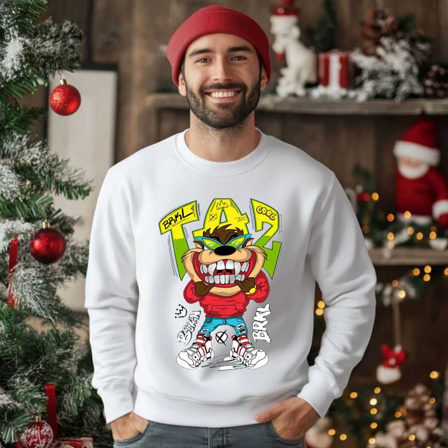 Quirky Cartoon Character In Hat Sweatshirt 2 Quirky Cartoon Character In Hat Sweatshirt 2