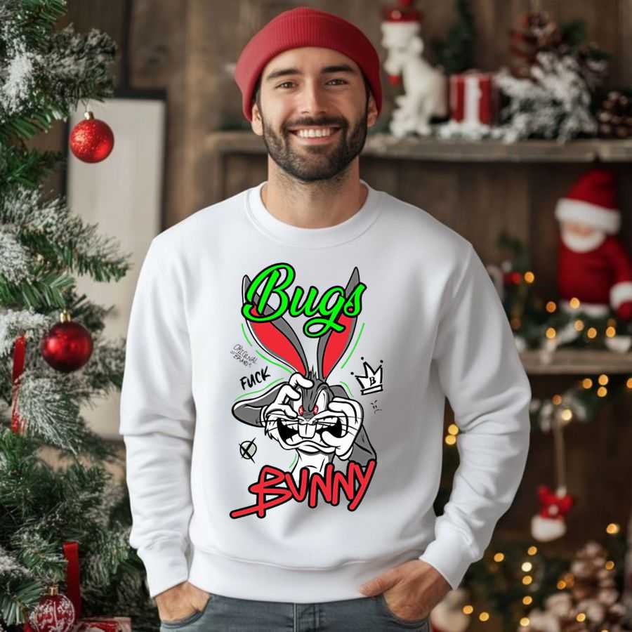 Angry Bunny King Looney Tunes Sweatshirt 2 Angry Bunny King Looney Tunes Sweatshirt 2