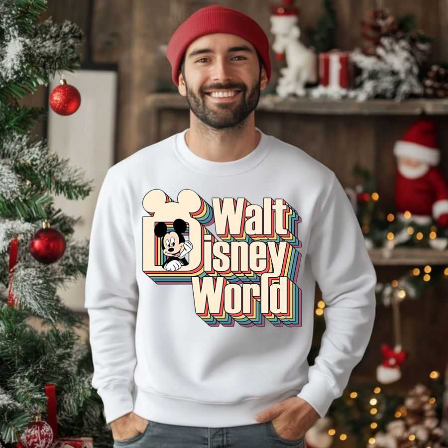 Retro Walt Disney World Logo Sweatshirt 2 Retro Walt Disney World Logo Sweatshirt 2